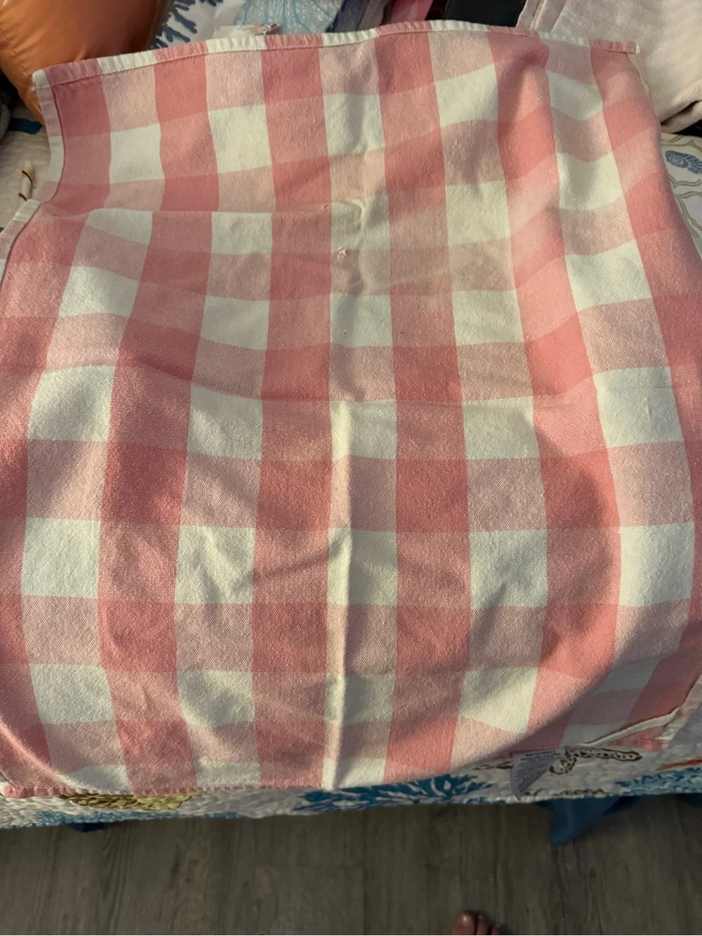 Dish Pink Gingham Bottoms - Brand Unspecified